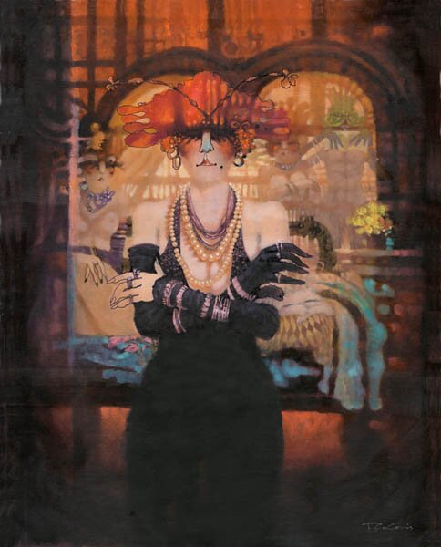 "Dans le Salon" - Artwork by Ted CoConis