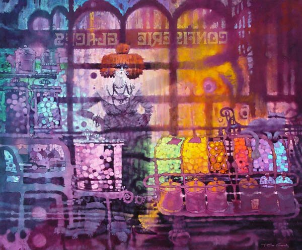 "La Confiserie" - Paintings by Ted CoConis