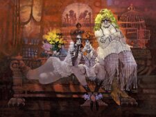 "Le Divan Rouge" - Giclee by Ted CoConis