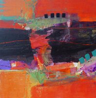 "Thwack" - Abstract Art by Gregory Deane
