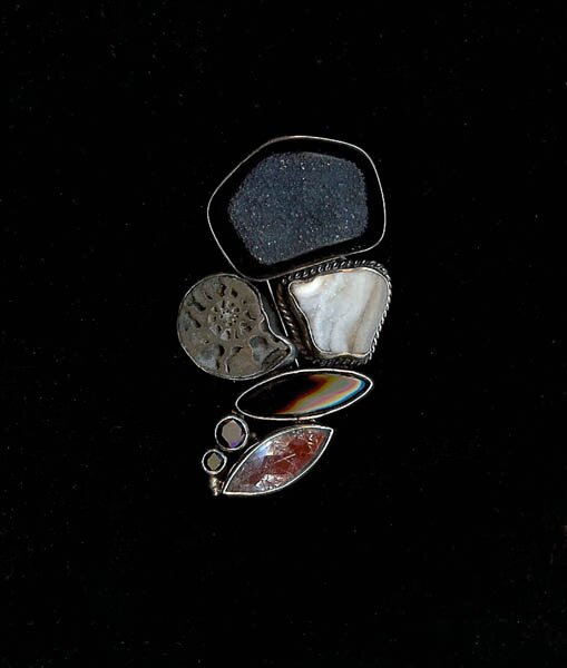 "Pin and Pendant" - Unique Jewelry by Echo of the Dreamer