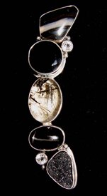 Crescent Pin/Pendant - Custom Jewelry from Echo of the Dreamer