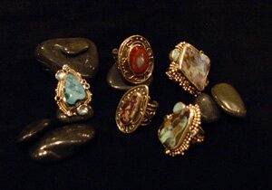 Rings - A variety of handcrafted rings from "Echo of the Dreamer"