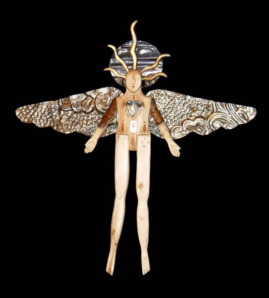 "Lost and Found Angel" - Sculpture by Elizabeth Frank