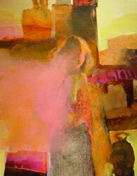 "Figure Energy NM #807" - Abstract Figurative Art by Mark Gould