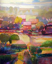 "My Neighbor's House #810" - Acrylic Painting by Mark Gould