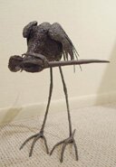 "Rosco" - Steel Bird Sculptures by Nina Scott-Hansen