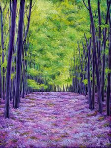 "Bluebells and Daydreams" - Landscape Art by Johnathan Harris