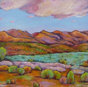 "Cloud Cover" - Southwest Landscape Art by Johnathan Harris