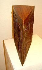 "Slice of Life (Chocolate)" - Unique Sculpture by Howard Hitchcock