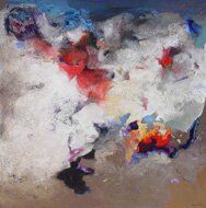 "Dancers - Motion of Celebration II" - Artwork by David Johns (Navajo Artist)