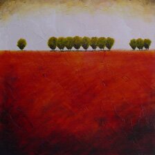 "Contrast" - Acrylic Tree Painting by Ed Klink