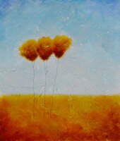 "Light Blue" - Acrylic Painting by Ed Klink