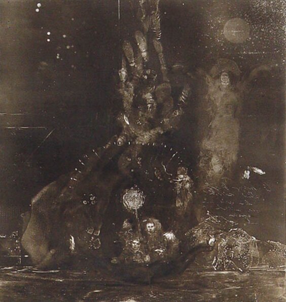 "The Grand Journey" - Monotype by Randall LaGro