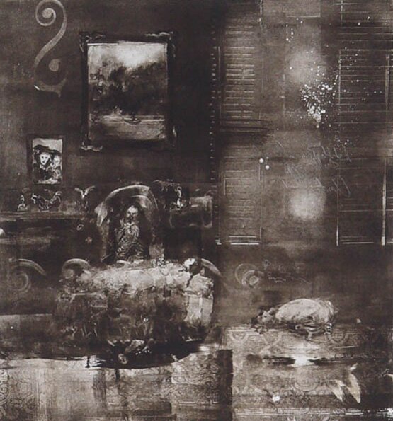 "The Magician" - Monotype by Randall LaGro