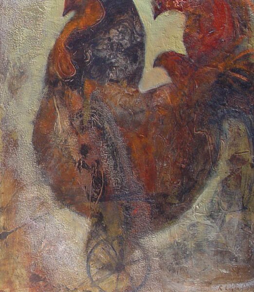 "The Nurturer" - Abstract Painting by Randall LaGro