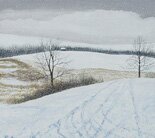 "Snow Cloud" - Winter Landscape Painting by Gerald C Moore