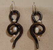 "Spring Fruit: Cherry Blossom II Earrings" - Custom Jewelry Designs by Valerie Ostenak