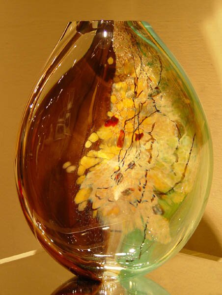 "Borsetta" - Hand Blown Glass by Randi Solin
