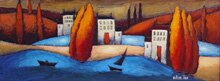 "Once in a Life" - Encaustic Artwork by Slava Tch
