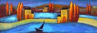 "Same Place to Remember" - Encaustic Painting by Slava Tch