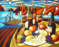"The Vacations Dream" - Encaustic Painting by Slava Tch
