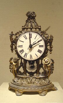 "Exploding Mantle Clock" - Specialty Clocks by Roger Wood