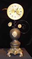 "Small Exploding Clock" - Unique Artistic Clocks by Roger Wood
