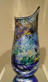 "Hilltop III" - Blown Glass by Adam Aaronson