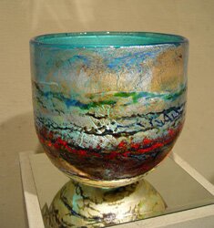 "Panorama II" - Hand-blown Studio Glass by Adam Aaronson
