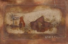Hommes et Betes dans la Nuture - Artwork by Abdoul Boly