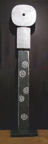 "Clos Cosonca - Wishing Stone 30" - Steatite Sculptures by Paul Braun