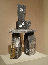 "Men Hir II" - Sculpture by Paul Braun