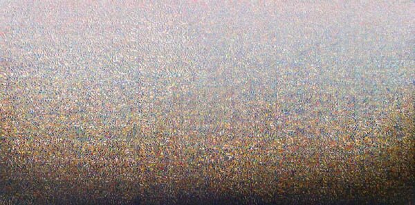 "Junko Bonk" - Abstract Painting by Richard Bruland