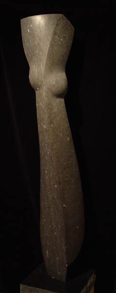 "Contour" - Marble Sculpture by Kathleen Caricof