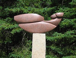 "Moon Rising" - Sculpture by Kathleen Caricof