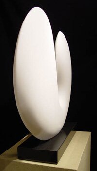 "The Seed I" - Marble Sculpture by Kathleen Caricof