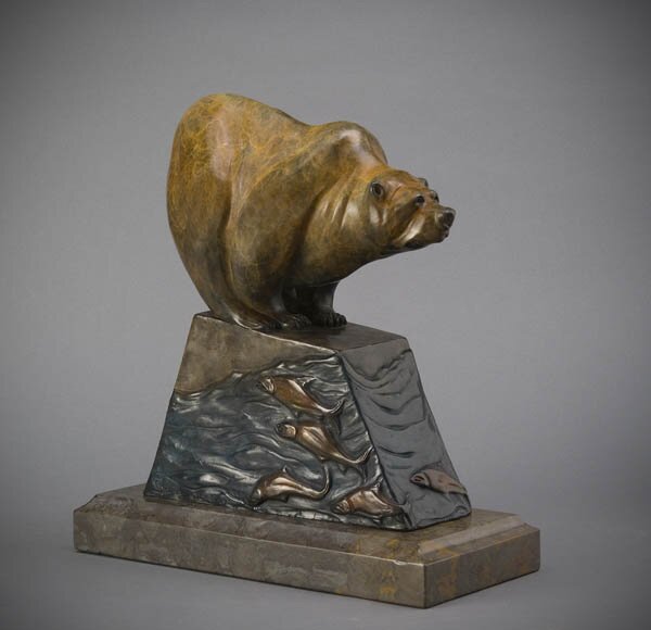 "Daydreamer I" - Bear Sculpture by Kim Chavez