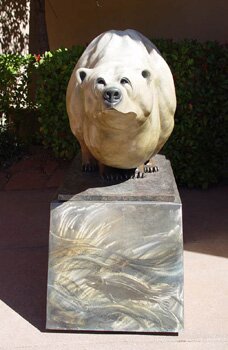 "Daydreamer II" - Bear Sculpture by Kim Chavez