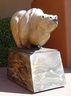 "Daydreamer II" - Bear Sculpture by Kim Chavez