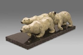 "The Lookout" - Polar Bear Sculpture by Kim Chavez