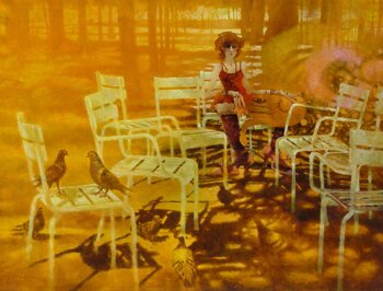 "Le Point du Jour" - Painting by Ted CoConis