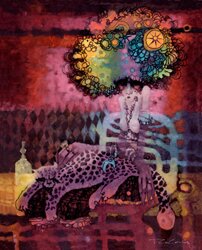"Mon Chaton" - Fine Art by Ted CoConis