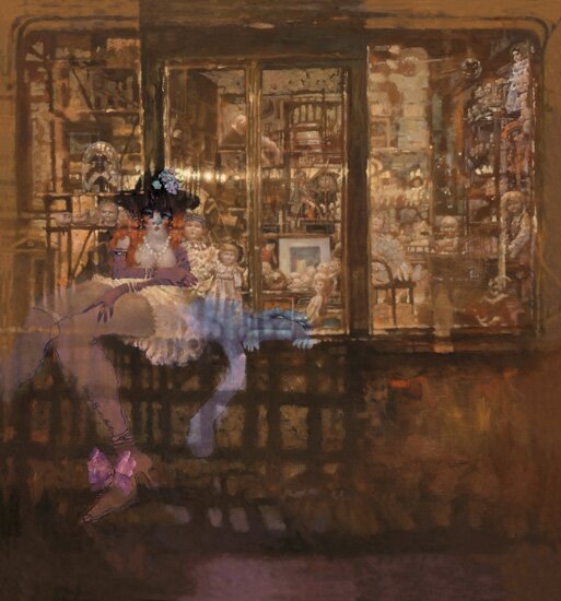 "Poup�es de Caract�re" - Giclee by Ted CoConis