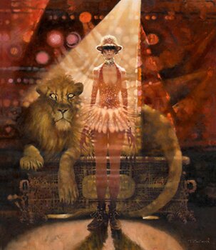 "Revient Sous la Lumi�re des Projecteurs" - Fine Art by Ted CoConis