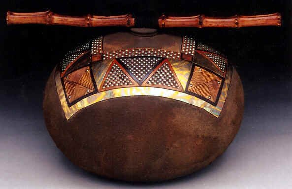Gourd with Bamboo Handle - Bill Colligen
