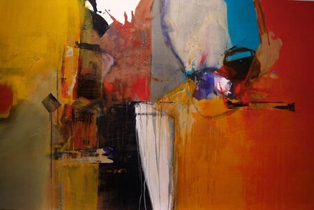 "India" - Abstract Artwork by Gregory Deane