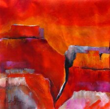"Sunset Grand Canyon" - Artwork by Ellen de Jongh