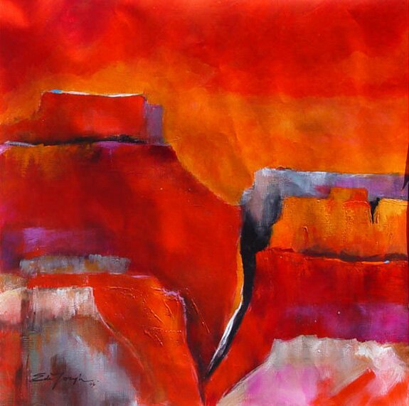 "Sunset Grand Canyon" - Artwork by Ellen de Jongh