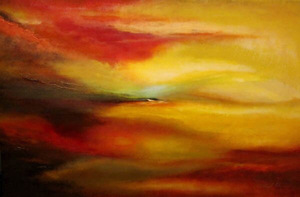 "Fire and Desire" - Abstract Artwork by Michael Ethridge